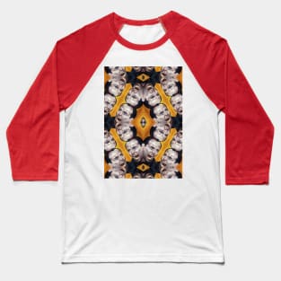 Nicolas Cage Freak Mirror Mandala | Acid bath Nicolas Cage Kaleidoscope Mirror Pop ARt | Nicolas Cage Portrait Baseball T-Shirt